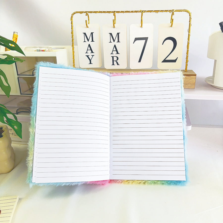 Caiet de pluș A5 Jurnal de pisici drăguțe