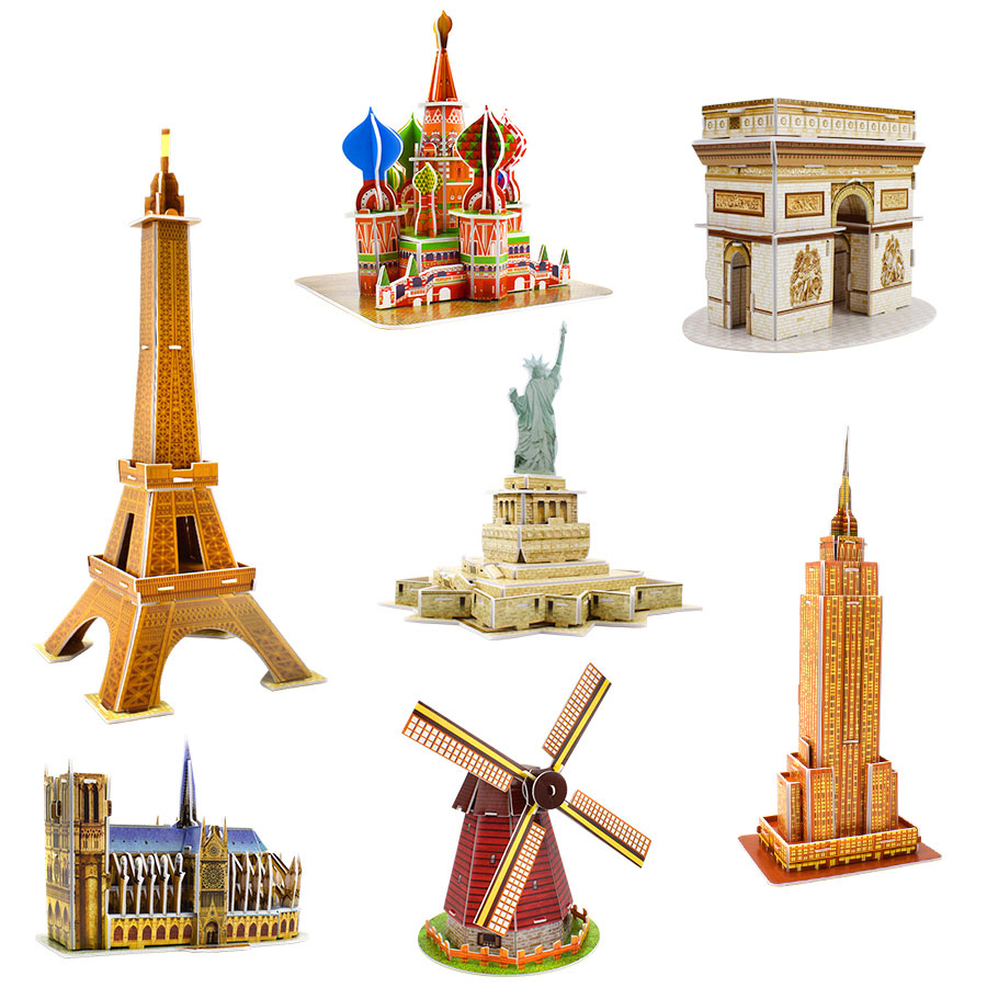 Puzzle 3D Building Eșantion gratuit