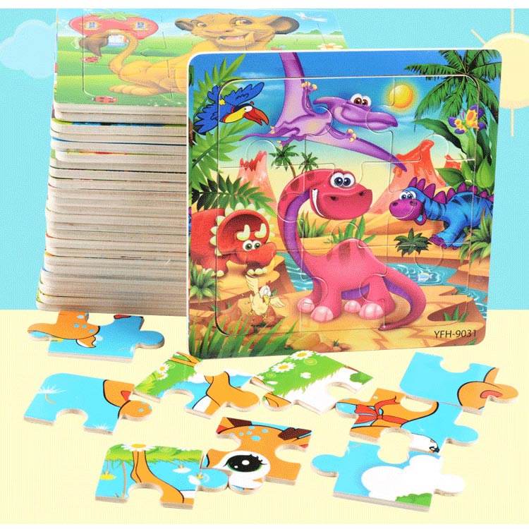 Puzzle-uri din lemn pentru copii